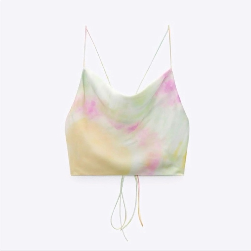 Zara Satin Effect Top
